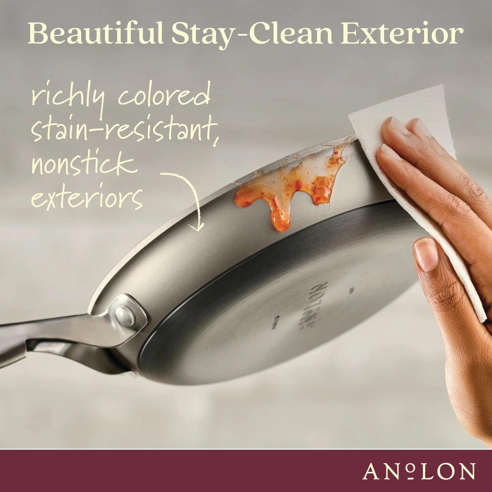 10-Piece Hard Anodized Nonstick Cookware Set
