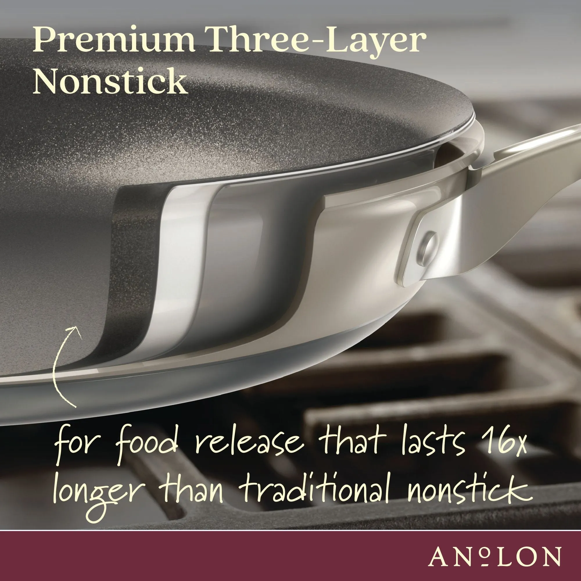 10-Piece Hard Anodized Nonstick Cookware Set