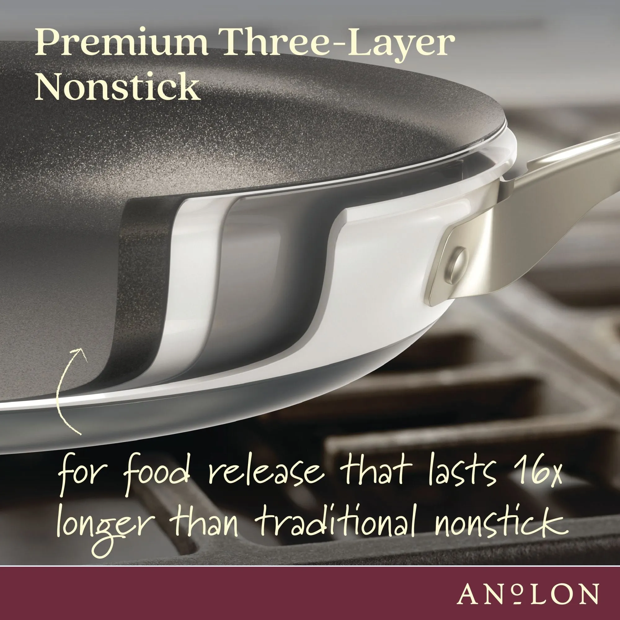 10-Piece Hard Anodized Nonstick Cookware Set
