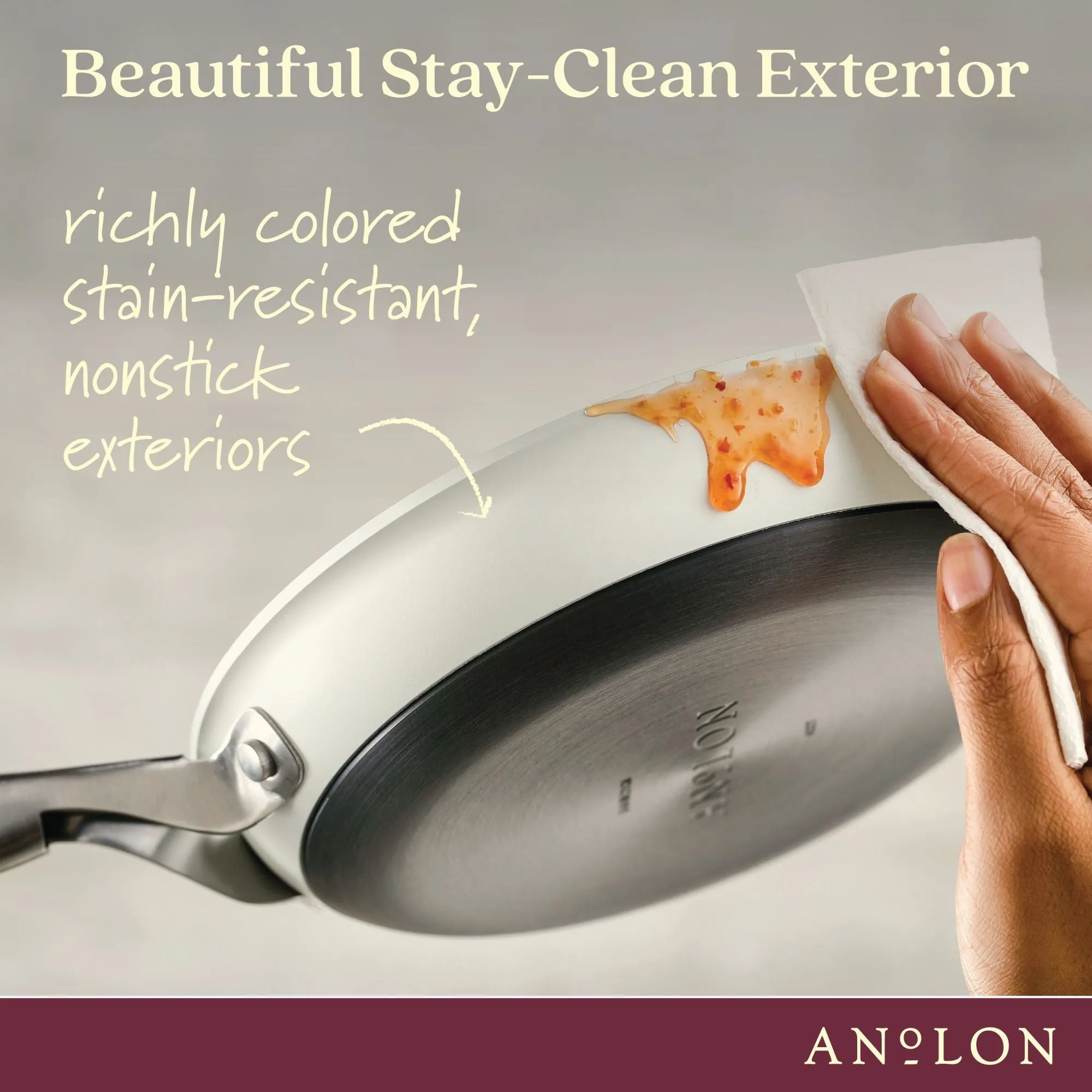 10-Piece Hard Anodized Nonstick Cookware Set
