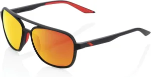 100% Kasia Classic Aviator Sunglasses - Comfortable, Lightweight Performance Eyewear w/Rubber Temple & Nose Grip
