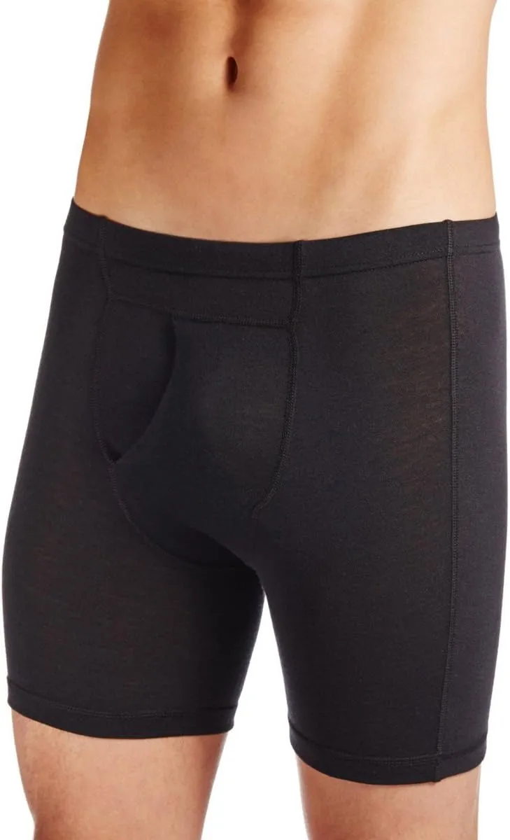 100% Merino Wool Mens Lightweight Boxer Brief - Moisture Wicking - Soft and Breathable Underwear