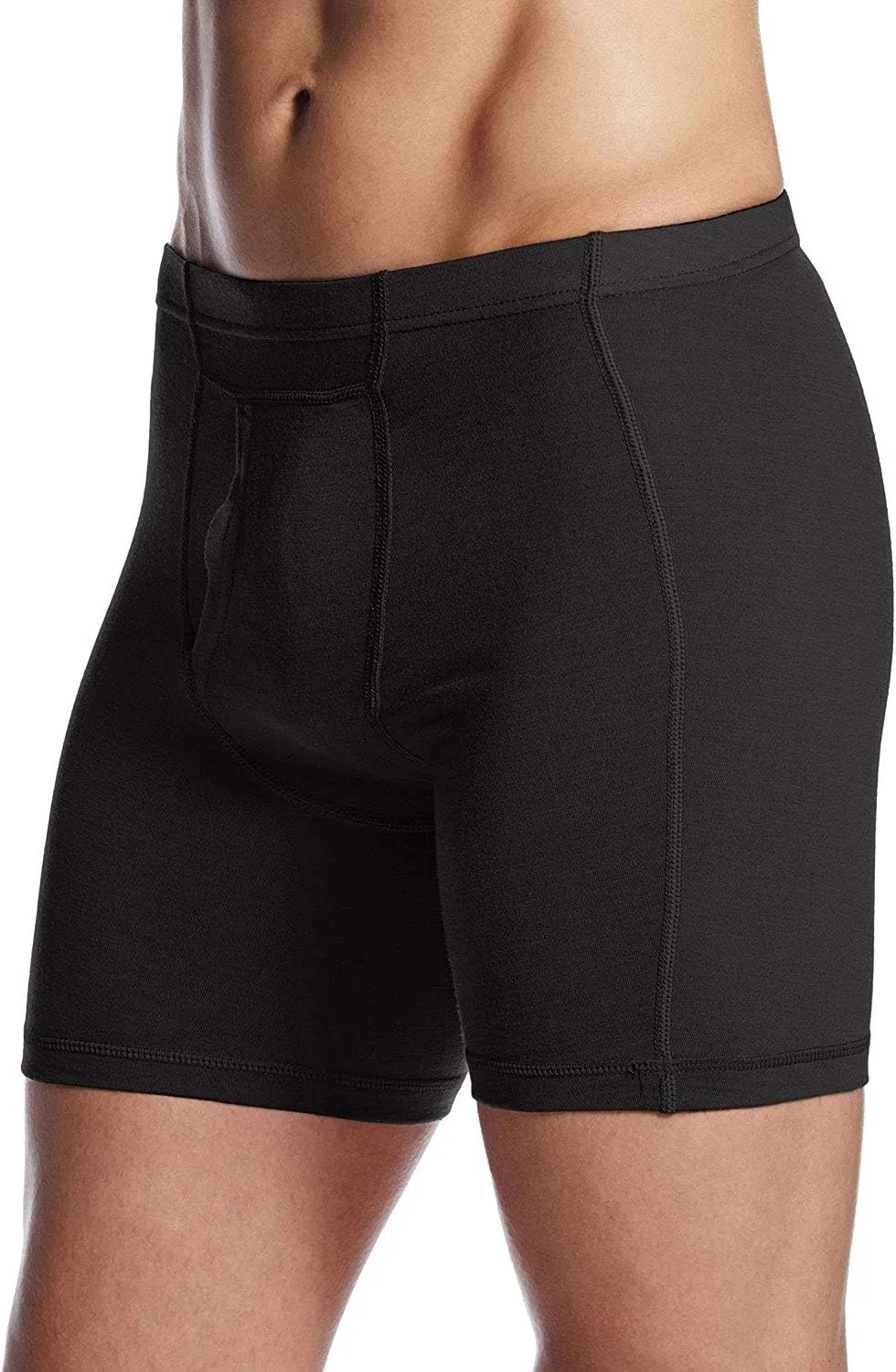 100% Merino Wool Mens Lightweight Boxer Brief - Moisture Wicking - Soft and Breathable Underwear