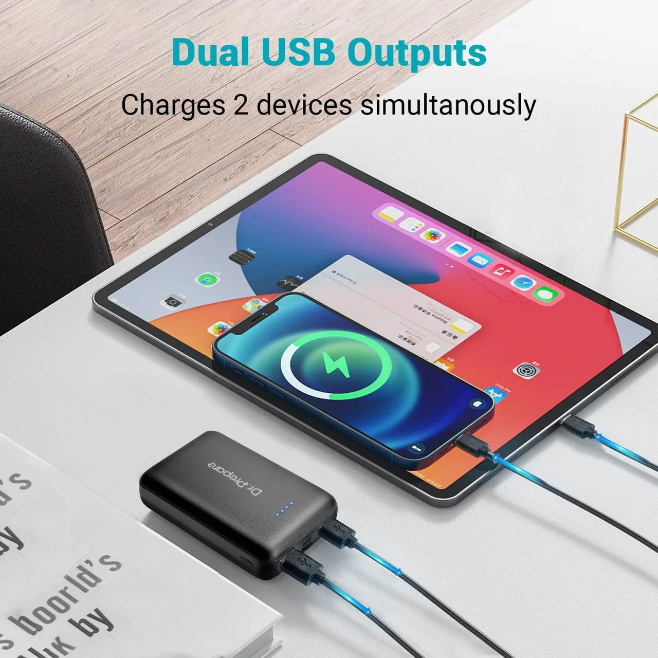 10000mAh Portable Power Bank for Heated Vest and Jacket