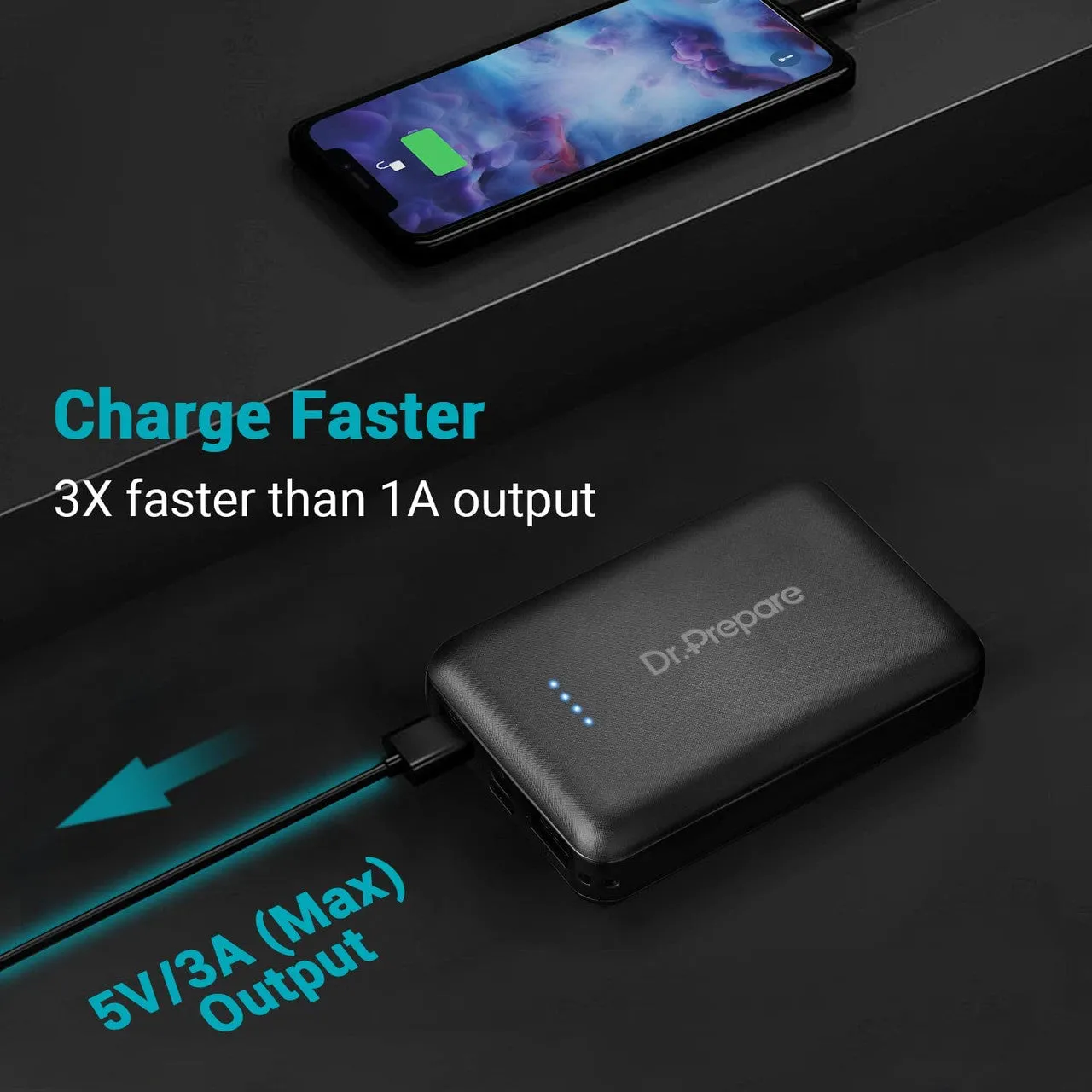 10000mAh Portable Power Bank for Heated Vest and Jacket