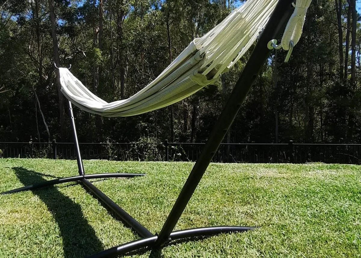 10ft Universal Steel Hammock Stand in Black