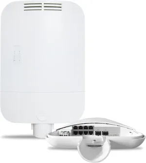 120W Outdoor PoE Switch｜IP65 Weatherproof｜8*Gigabit PoE（30W） Ports｜2*SFP｜IEEE802.3af/at Compliant｜120W High Power Output｜Plug and Play