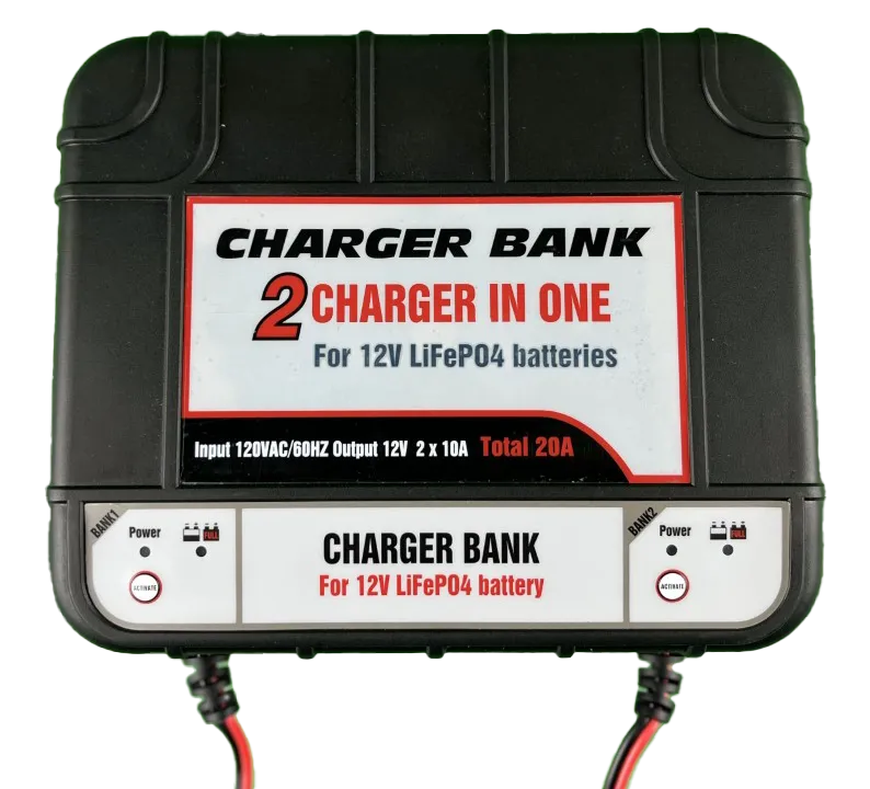 12V 2-Bank Onboard Charger