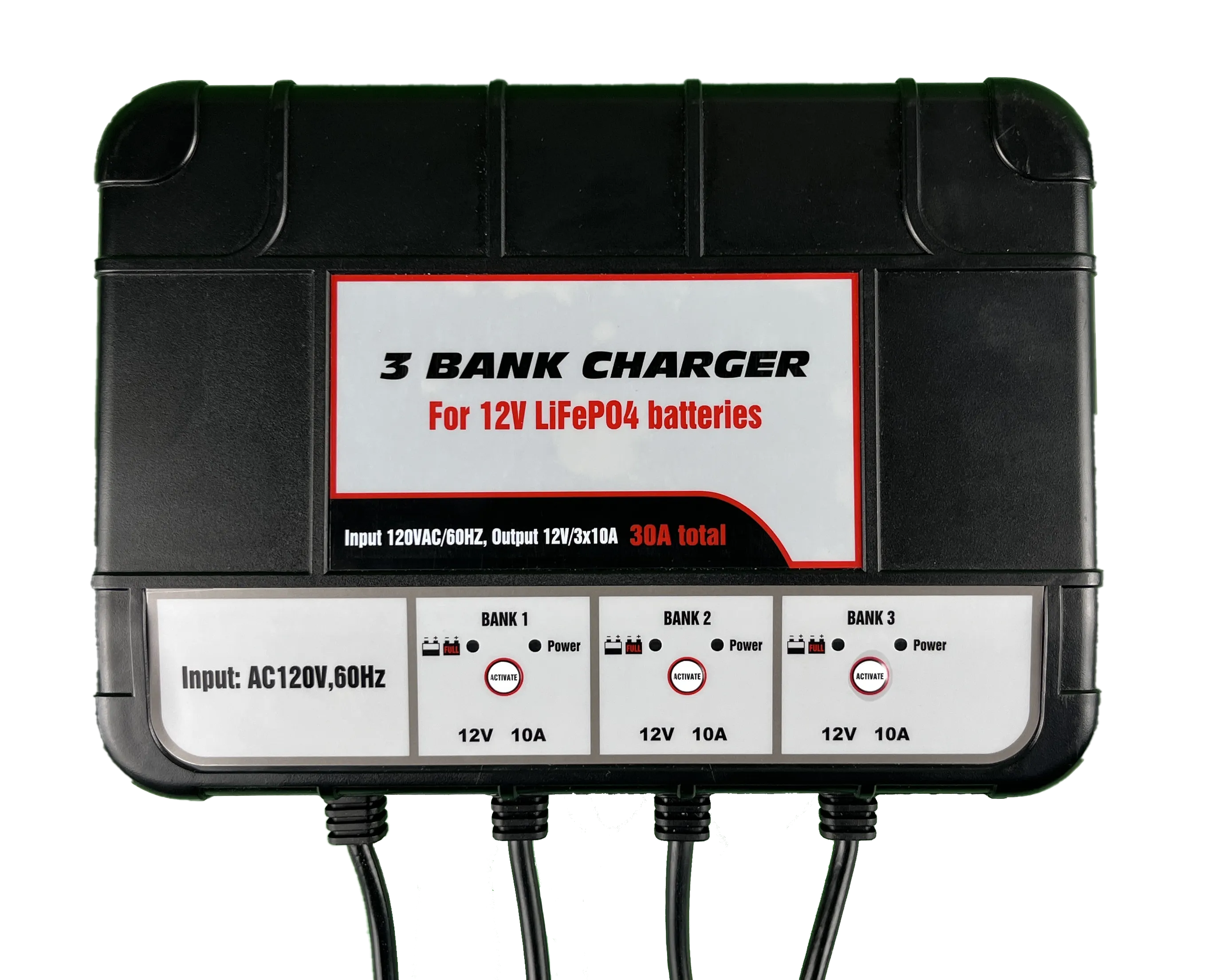 12V 3-Bank Onboard Charger
