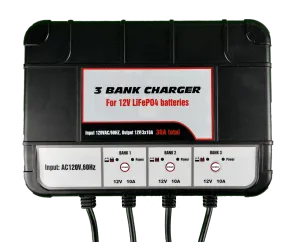 12V 3-Bank Onboard Charger