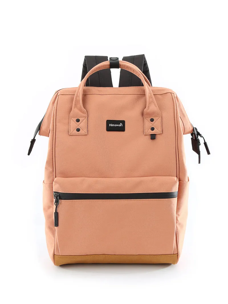 15.6 TRAVEL BACKPACK WITH USB PORT 124-ORANGE