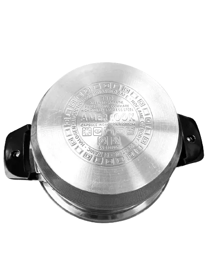 16 Piece Stainless Steel Pots and Pans Set/Batería de 16 piezas de acero inoxidable