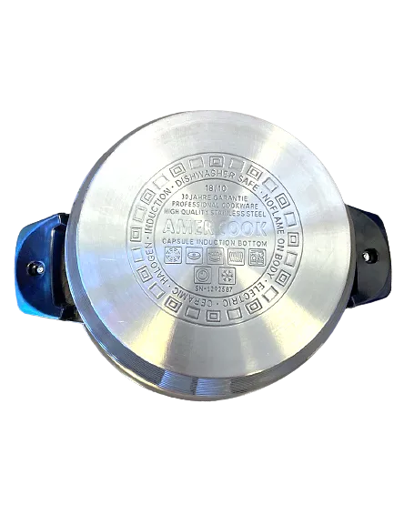 16 Piece Stainless Steel Pots and Pans Set/Batería de 16 piezas de acero inoxidable