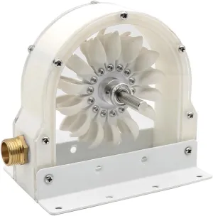 1PCS High Efficiency Pelton Water Turbine Impact Water Wheel Bucket Wheel Multi-Purpose DIY Hydroelectric Generator