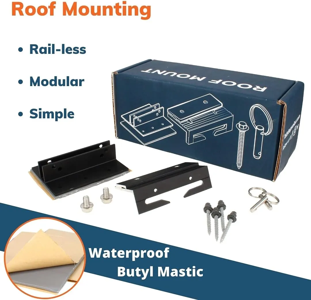 1stStepSolar DIY Solar Kit (12 Panels) – Includes Mounting, Microinverter, Monitor, and Wiring. DIY Solar Roof System for House, Garage or Shed. Plug and Play [1st Step Solar] (2400W, Silver)