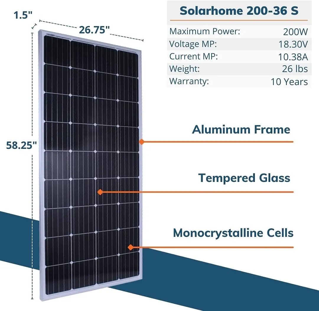 1stStepSolar DIY Solar Kit (12 Panels) – Includes Mounting, Microinverter, Monitor, and Wiring. DIY Solar Roof System for House, Garage or Shed. Plug and Play [1st Step Solar] (2400W, Silver)