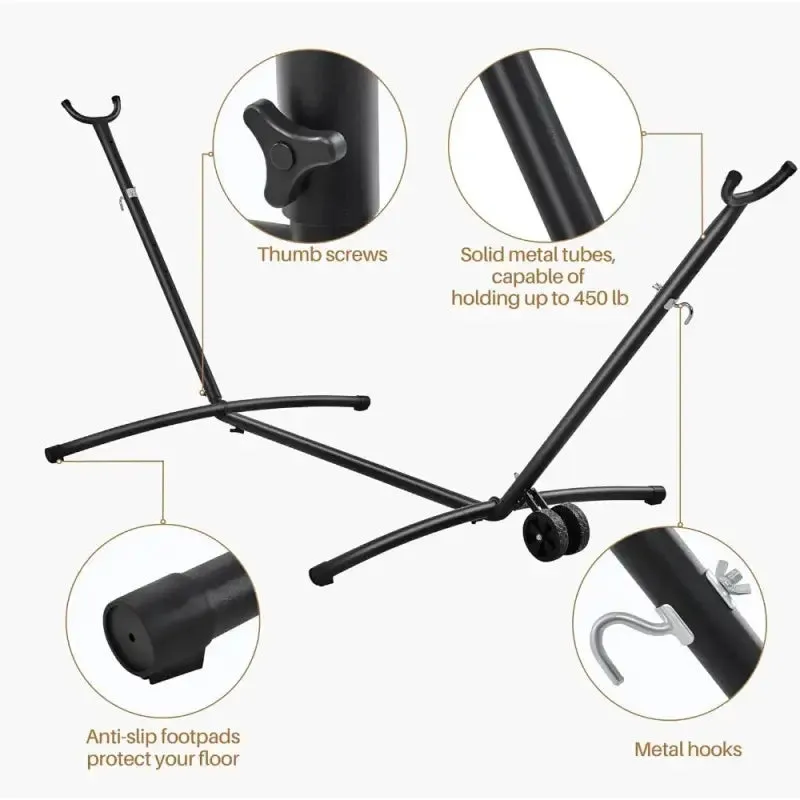 2-Person Hammock & Wheeled Stand Set