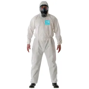 2000 Disposable Coverall with 3-Piece Hood - White
