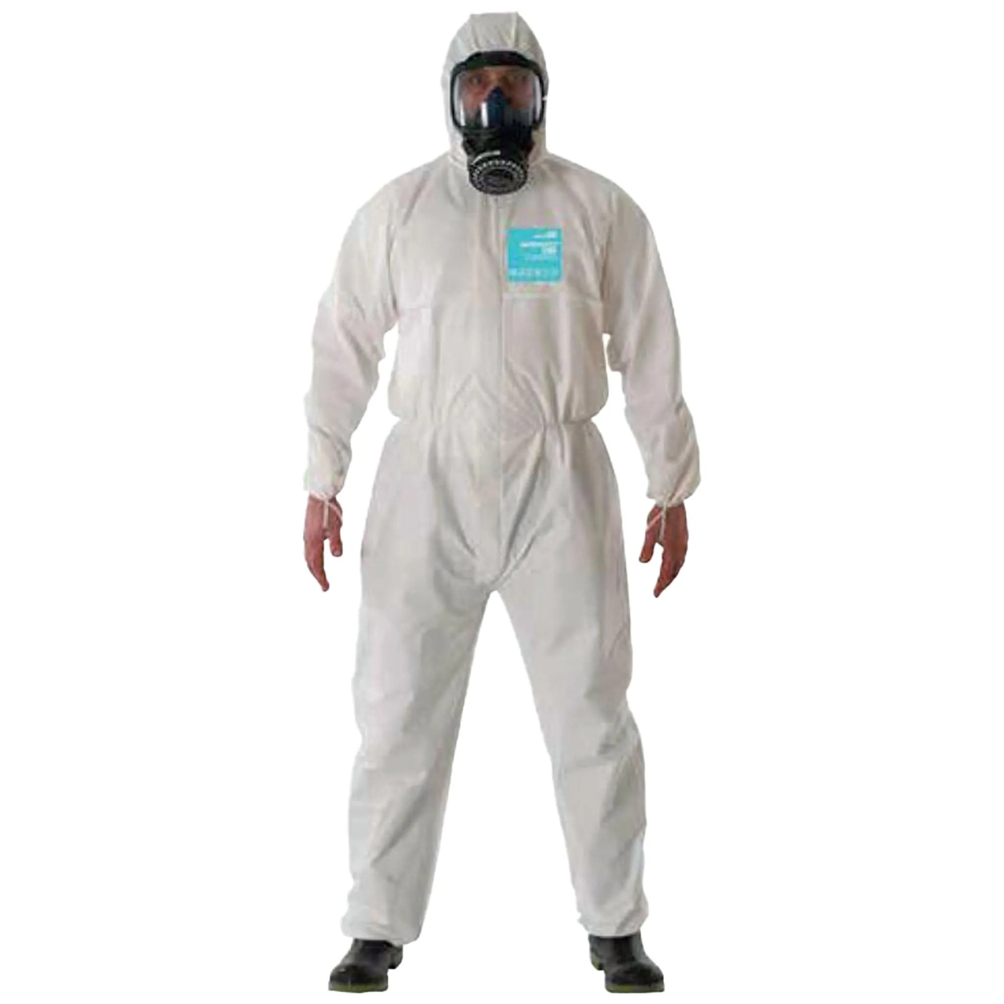 2000 Disposable Coverall with 3-Piece Hood - White