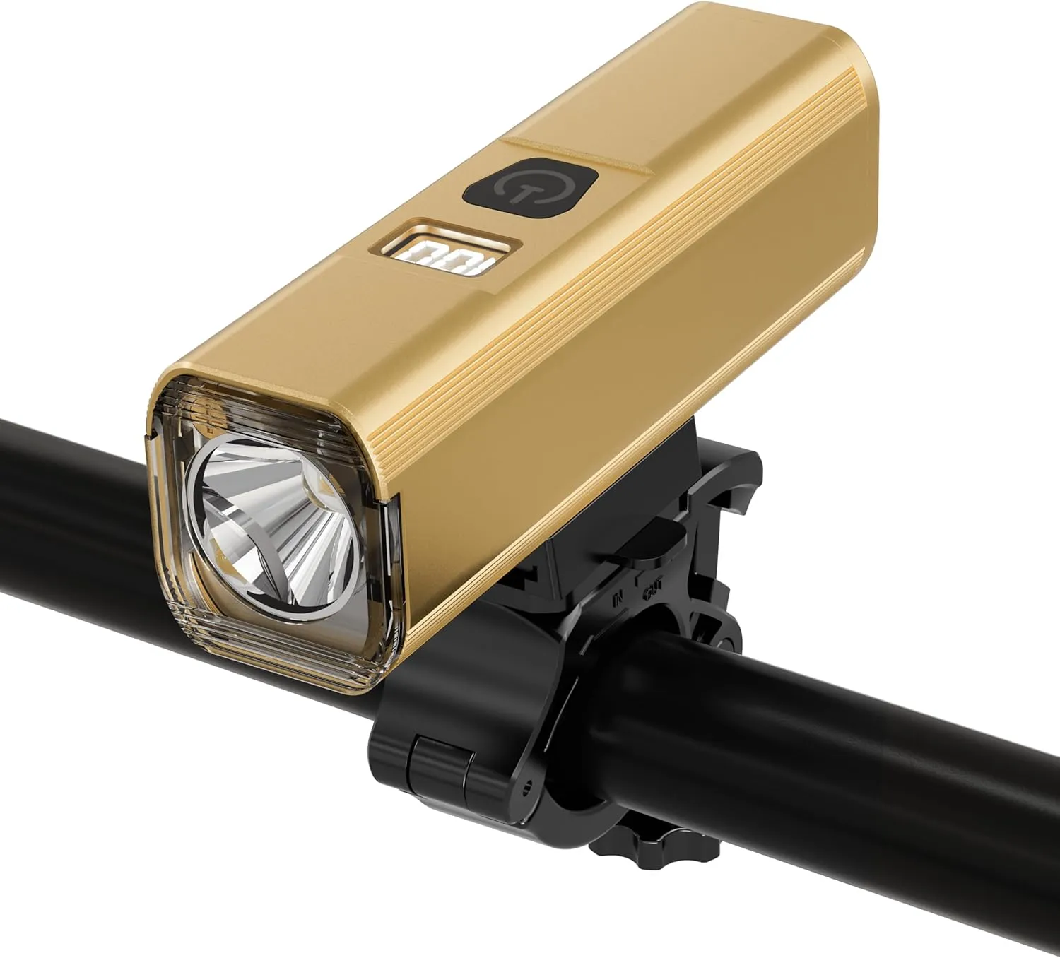 2025 New Bike Lights for Night Riding, Aluminum 1200 Lumens Rechargeable Super Bright Bicycle Headlight and Back Taillight, Waterproof LED Display 6 4 Modes Bicycle Lights Sets