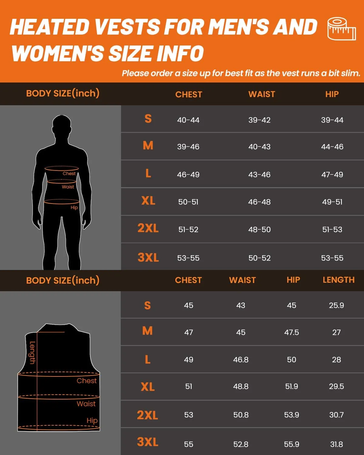 21 Heated Zones Heated Vest, with 40000mAH 7.4V Battery Pack Heated Vest for Men & Women, 5 in 1 Smart Controller