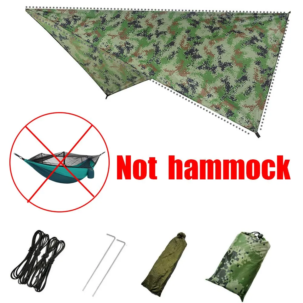 260x140cm Double Camping Hammock with Mosquito Net and Rain Tarp