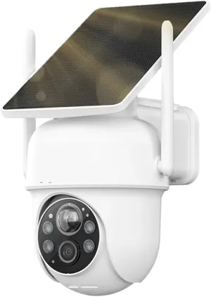 2K 3/5MP WiFi Solar Camera for Home Protection Surveillance Security Battery Camera Solar Panel PIR Humanoid Detection(5MP Camera ANRAN APP)