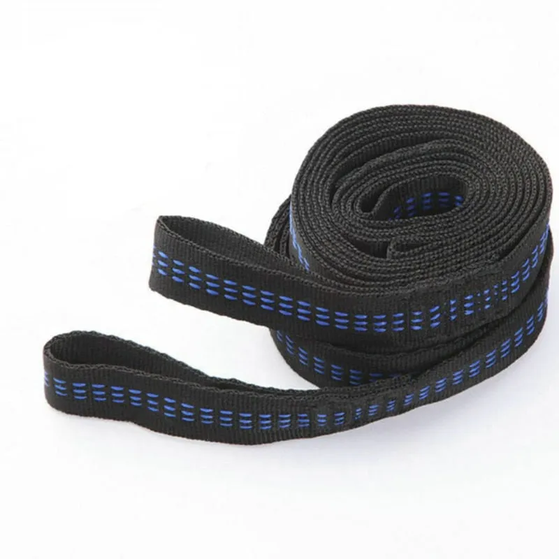 2pcs Hammock Strap 200cm Tree Hanging Spare Part Outdoor Aerial Yoga 200KG Load Portable Outdoor