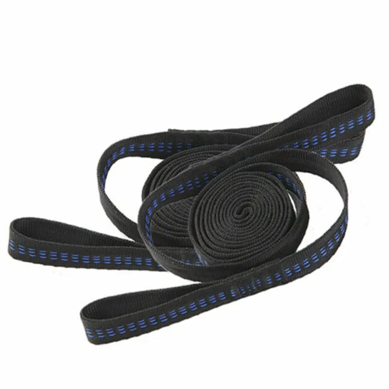 2pcs Hammock Strap 200cm Tree Hanging Spare Part Outdoor Aerial Yoga 200KG Load Portable Outdoor