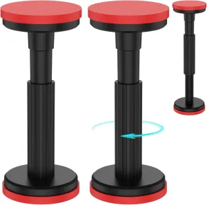 2Pcs Telescopic Support Pole, Undermount Sink Support Adjustable Support System Cabinet Support Pole Rod 7"-17.7" Cabinet Lifting Bracket, Supports up to 440 lbs Floor Jack for Cabinet Sofa Sink