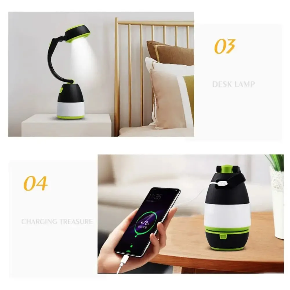 3 in 1 Multi-function Zk20 Usb Rechargeable Table Desk Led Lamp