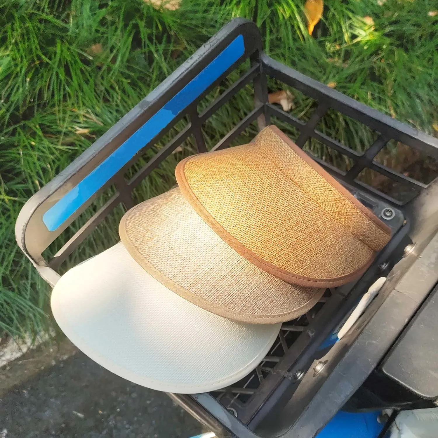 ​3 Pieces Clip On Visors Women Men Visor Sun Hats Hat Outdoor Sports Golf Beach Travel Tennis Cap