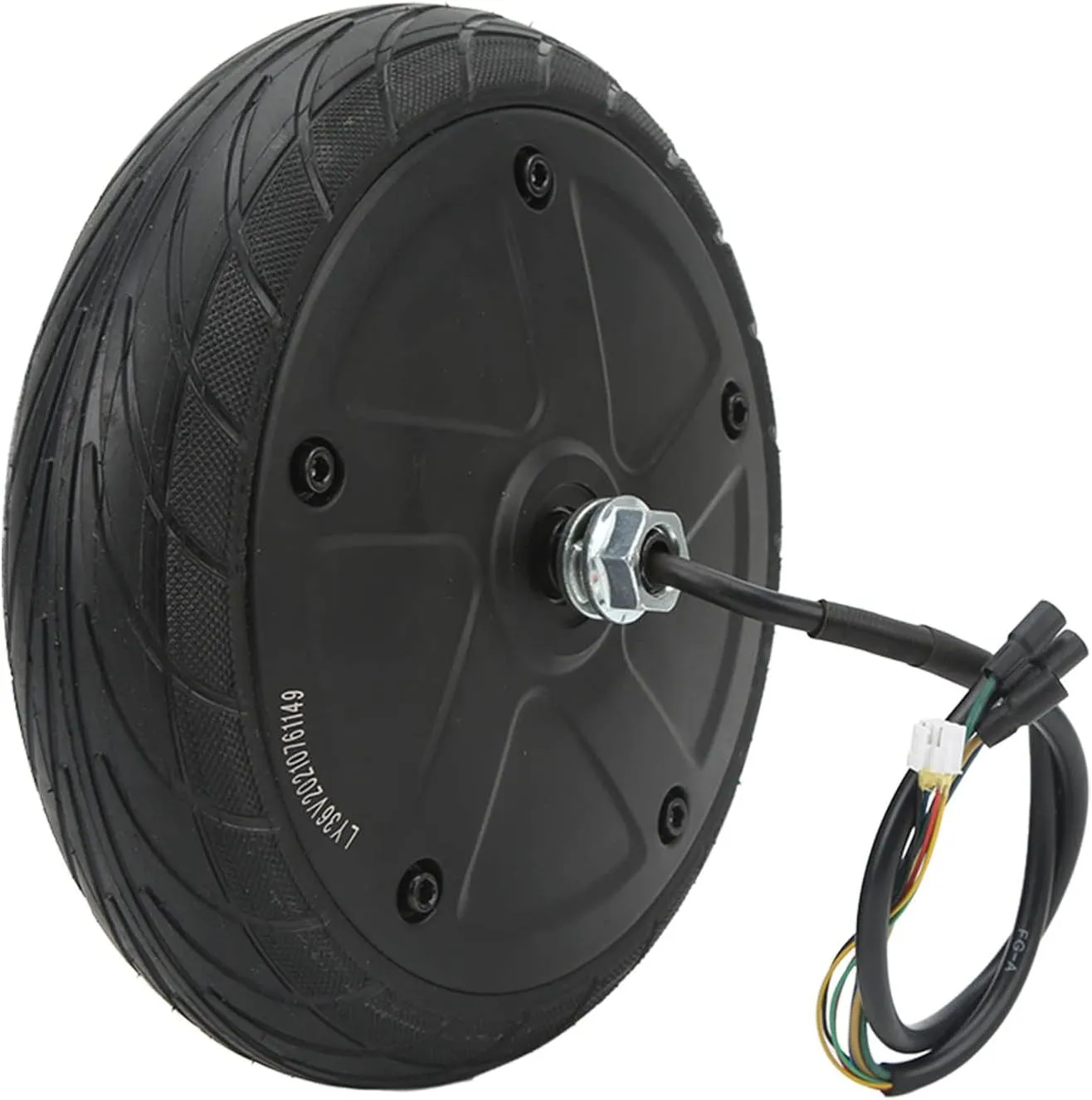 300W Electric Scooter Hub Motor for ES2, Black, Compatible with ES2 Series, High Performance, Waterproof, Anti-Skid, Shock Absorption, High Speed