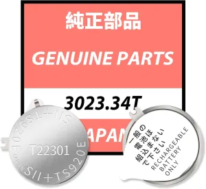 3023.34T Solar Rechargeable Battery Cell for Seiko V172/V174/V175/V176 Watches - TS920E Capacitor