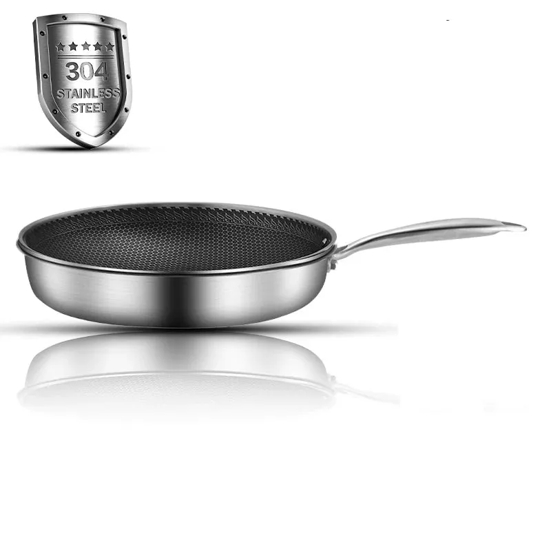 304 Stainless Steel  Frying Pan