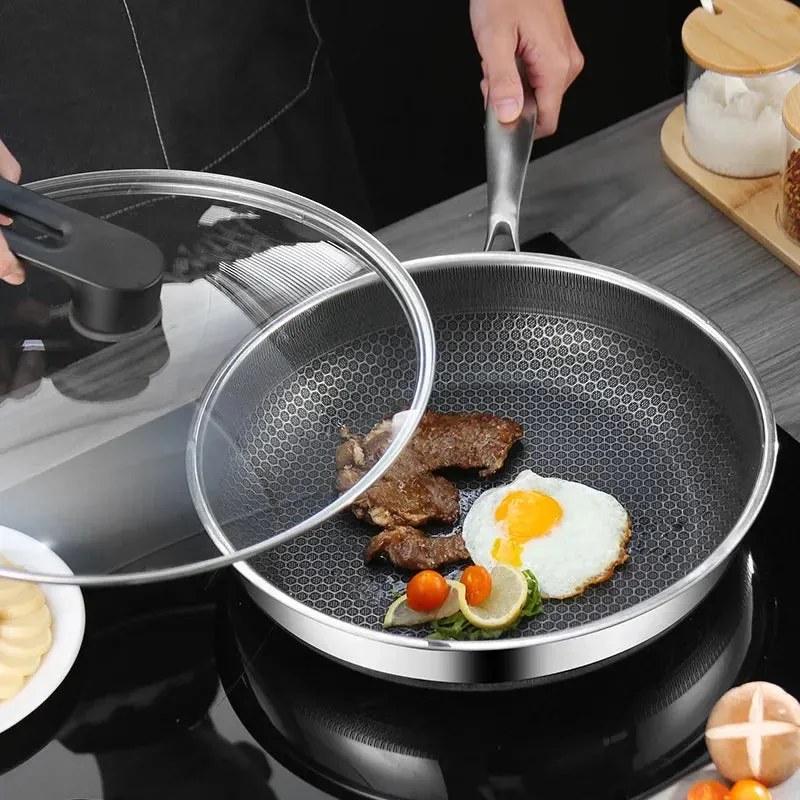 304 Stainless Steel  Frying Pan