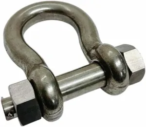 316 Stainless Steel Drop Forged 1" Bolt Pin Anchor Shackle 10000Lb WLL