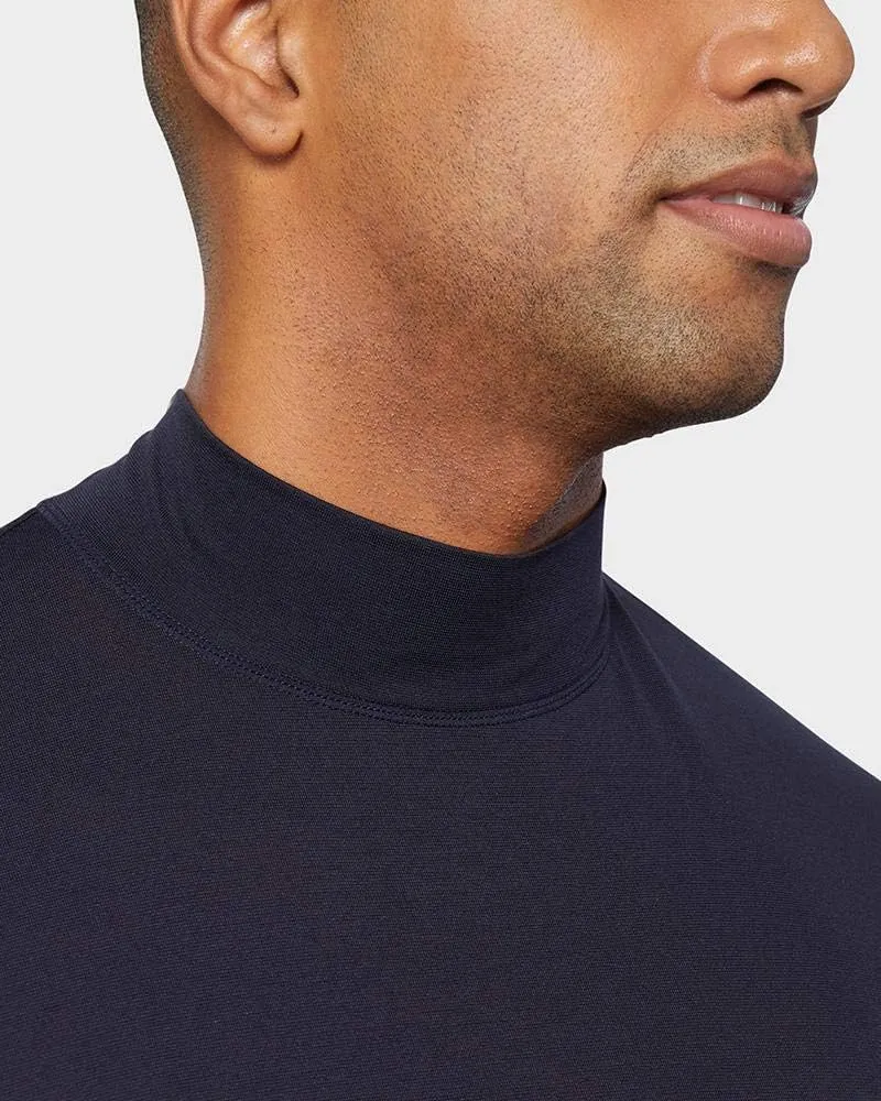32 Degrees Heat Mens Performance Thermal Lightweight Baselayer Mock Top Long Sleeve Top