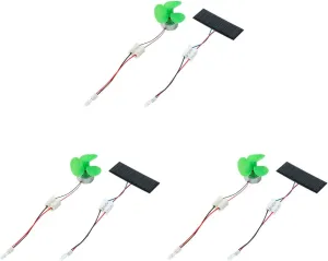 3sets Wind Generator Toy Stem Educational Science Experiment Kits for Boys and and Curiosity Wind Power Assembly Projects for School and Home Learning Activities