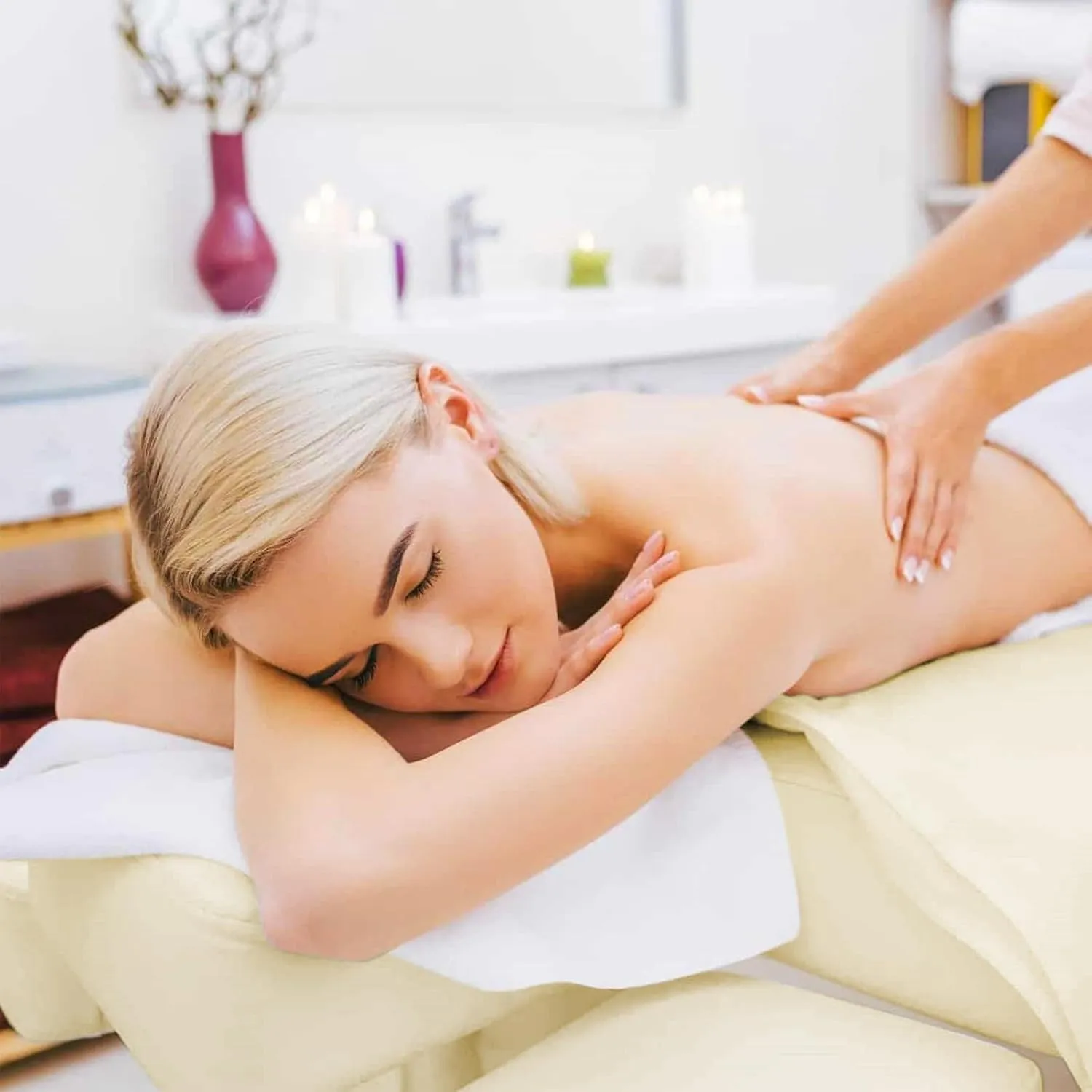 4 Set Microfiber Massage Table Sheets,Each Set 3 Piece Include Massage Table Cover,Fitted Sheet and Face Rest Cover,Fits Standard Massage Table Sheets for Salon Spa Massage Studios-Beige