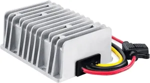 48V to 12V 30A 360W Golf Cart Voltage Reducer DC DC Step Down Converter Waterproof Isolated Model(48V to 12V 30A Fuse)