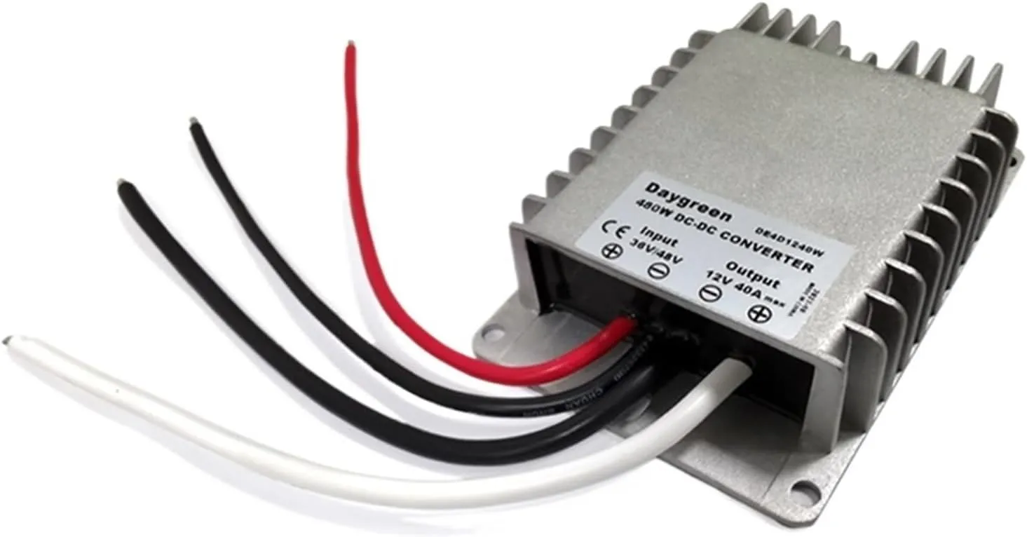 48V to 12V 30A 360W Golf Cart Voltage Reducer DC DC Step Down Converter Waterproof Isolated Model(48V to 12V 40A 480W)