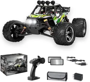 4x4 RC Cars for Adults - Onyx Offroad Remote Control Car, 1:12 Scale Fast Electric Waterproof Brushed Buggy Truck, Hobby Grade, Green & Black