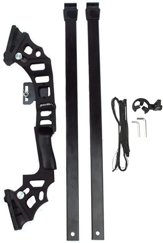 51" Bow and Arrow for Adults Archery Recurve Bow Takedown Straight Bow Hunting Longbow with Arrows Quiver Metal Riser Right Hand for Target Shooting Practice