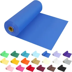 54 Inch X 300 Feet Plastic Table Cover Roll Premium Disposable Plastic Tablecloth for All Type/Shape Tables | Picnic, Party, Banquet, Birthdays, Weddings (Blue, 54 Inch X 300 Feet)