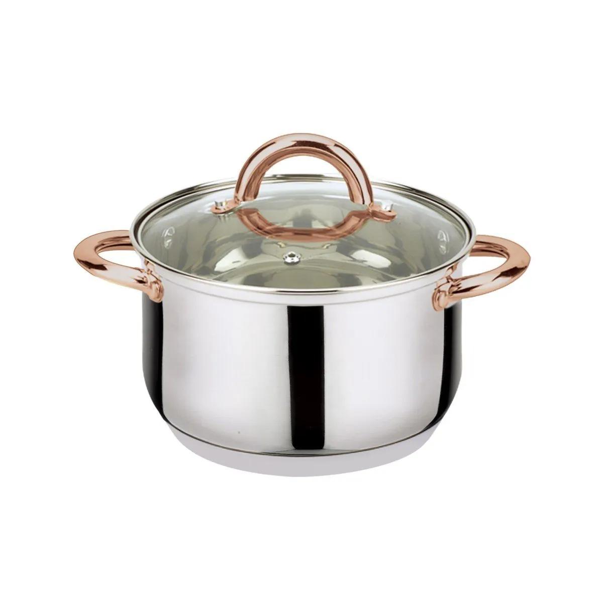6-Piece: Stainless Steel Casserole Set