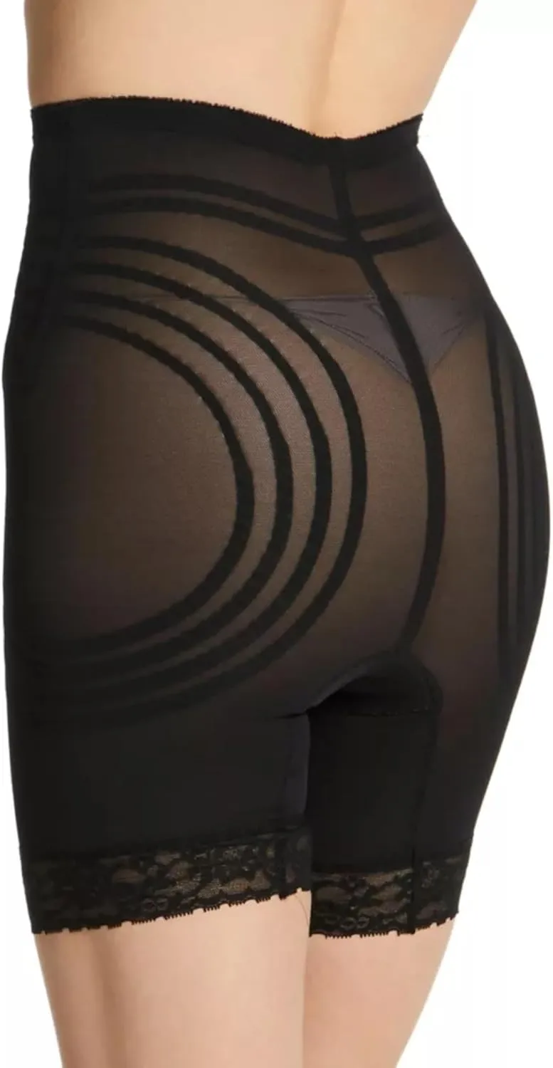 6209 High Waist Thigh Shaper | Size Sm - 15X | Made in USA | Flex Fit | No Top Roll | Firm - Extra Firm Tummy-Thigh Control