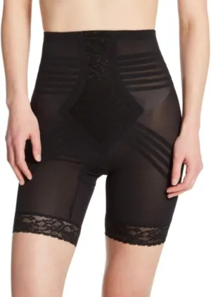 6209 High Waist Thigh Shaper | Size Sm - 15X | Made in USA | Flex Fit | No Top Roll | Firm - Extra Firm Tummy-Thigh Control