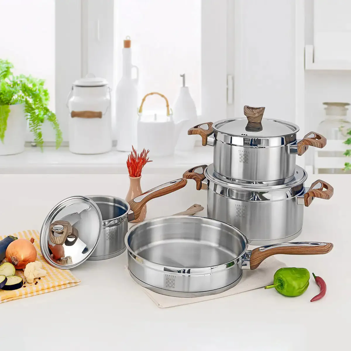 7 Pieces Cookware Set