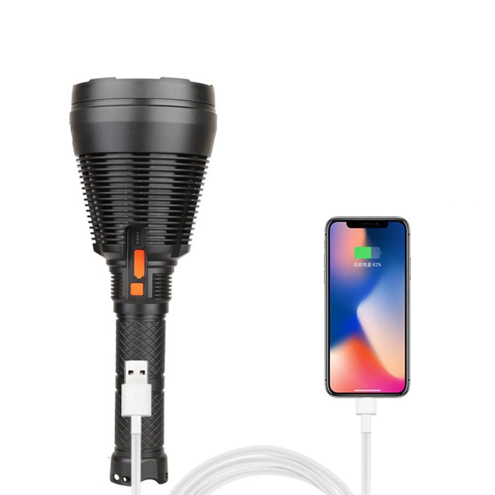 8000MA Supportive policies High-intensity 8000MAH 1800LM CRONY TYPE-C rechargeable Timely shipping W5118 flashlight 18650